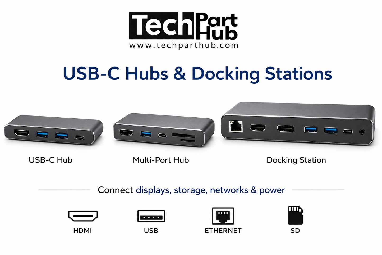 USB-C Hubs & Docking Stations