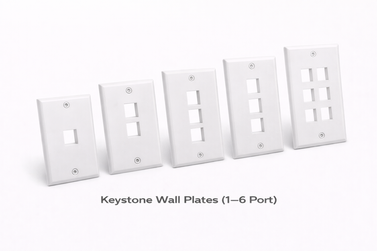 Keystone Wall Plates (1-6 port)