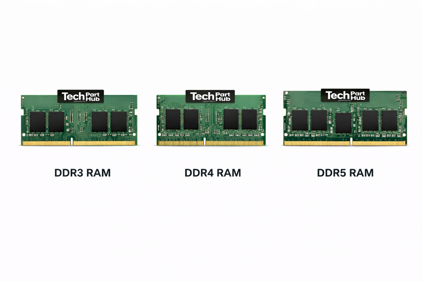 RAM (DDR3, DDR4, DDR5)
