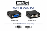 HDMI to VGA / DVI