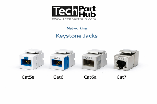 Keystone Jack (Cat5e, Cat6, Cat6a, Cat7)