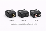 Audio Converter (3.5mm, Optical, RCA)