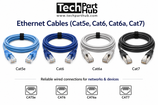 Ethernet Cables (Cat5e, Cat6, Cat6a, Cat7)