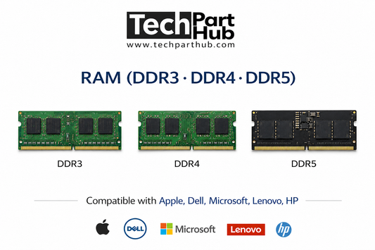 RAM (DDR3, DDR4, DDR5)