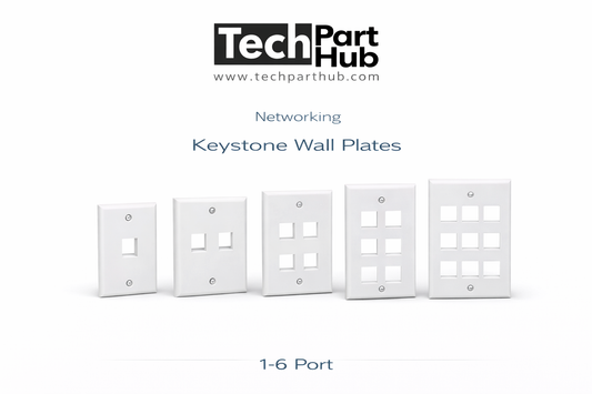 Keystone Wall Plates (1-6 port)