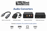Audio Converter (3.5mm, Optical, RCA)