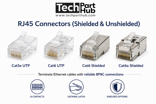 RJ45 Connectors (Shielded & Unshielded)